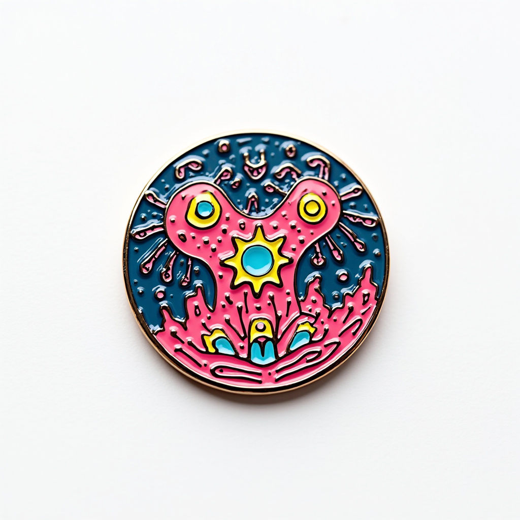 Psychedelic Enamel Pin