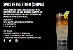 Spice of the Storm Cocktail