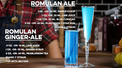 Romulan and Romulan Ginger-Ale Cocktail