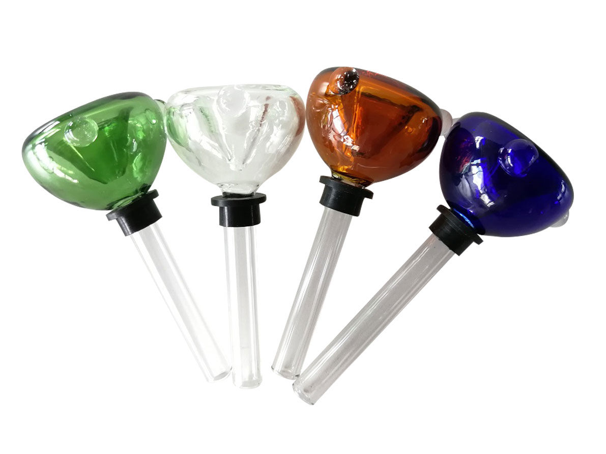 Glass colored Cone with 9mm stem