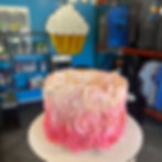 Ombre Rosette Cake