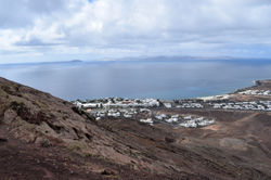 Red mountain lanzarote
