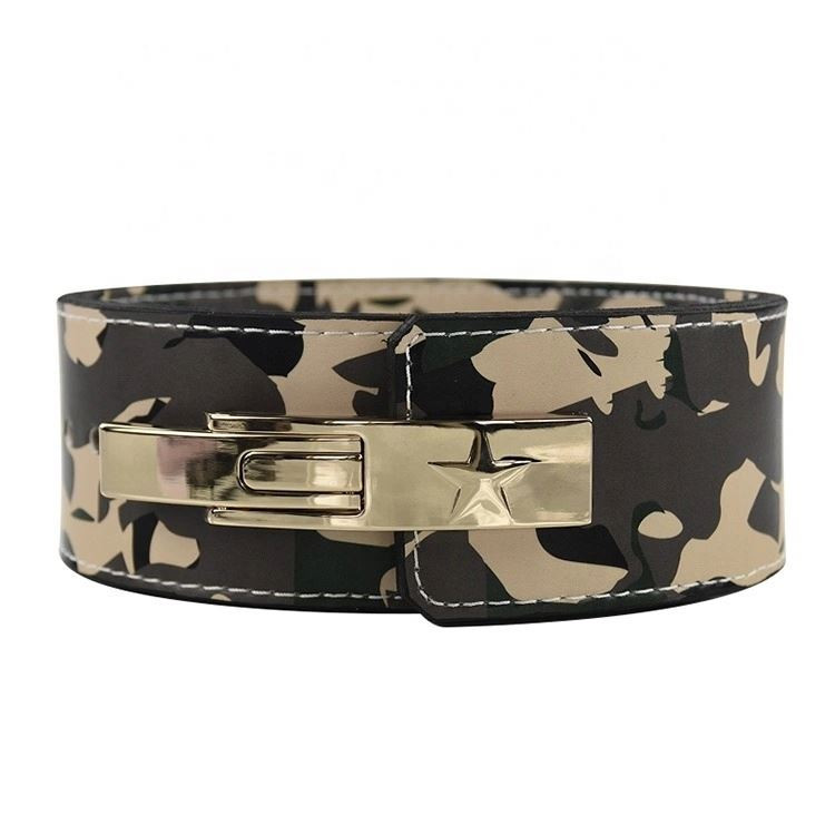 Thumbnail: Lever Lock Powerlifting Belt - Cowhide Leather