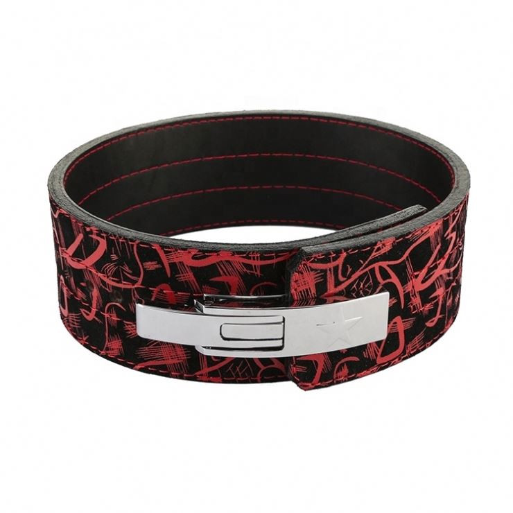 Thumbnail: Lever Lock Powerlifting Belt - Cowhide Leather