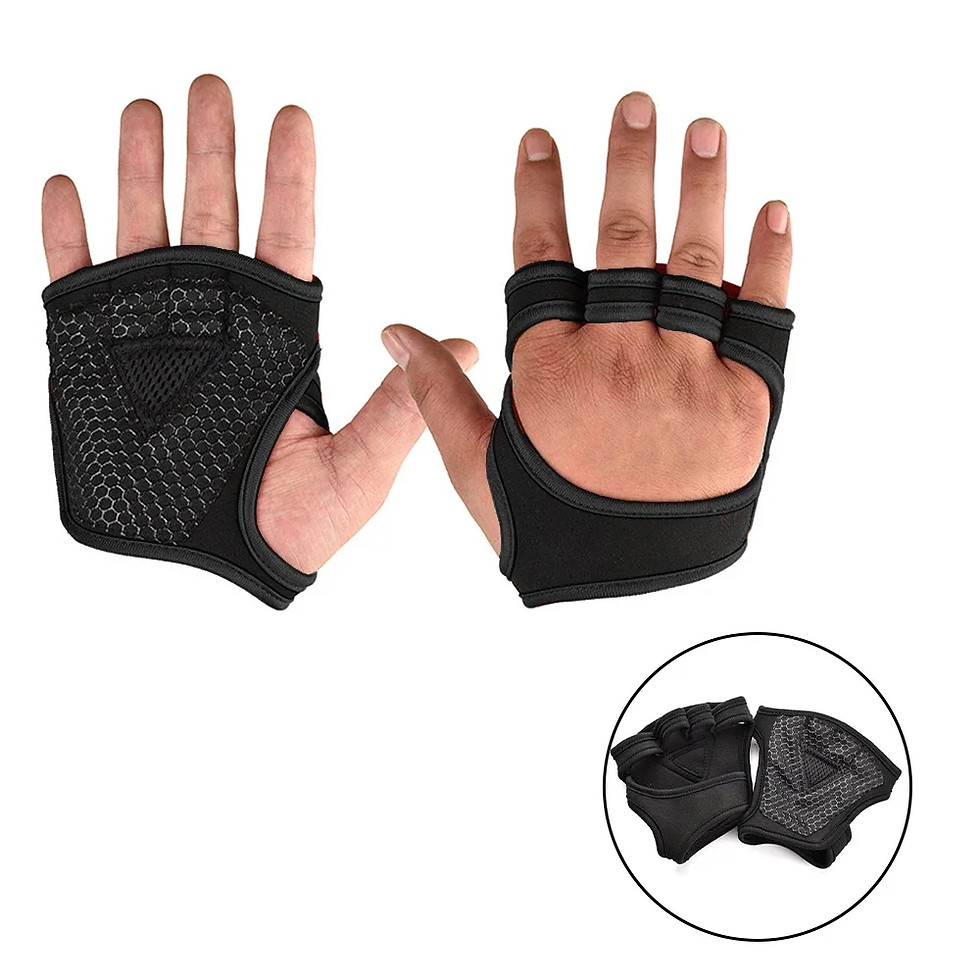 Thumbnail: 1 Pair Weight Lifting Training Gloves Women/Men