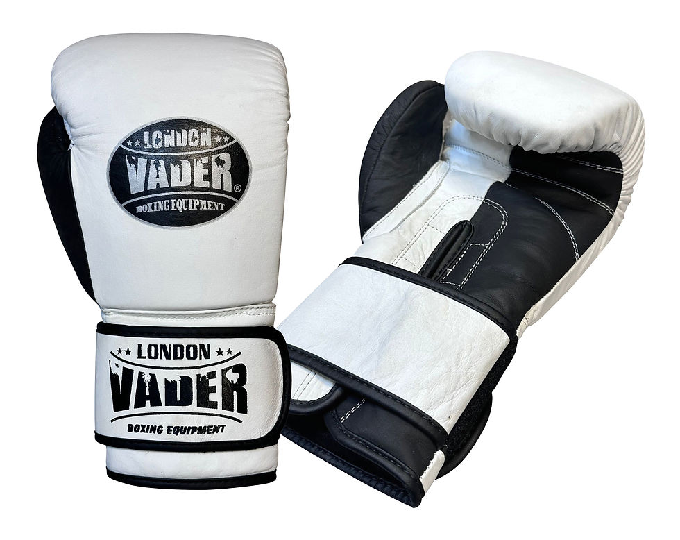 Thumbnail: VADER Real Leather Boxing Gloves Men Sparring Training MMA Punching Bag Gloves