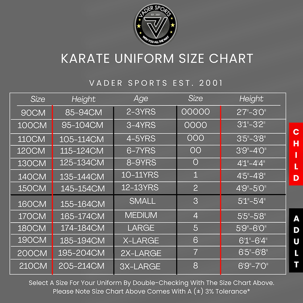 Thumbnail: VADER Mix Karate Suits White/Black Karate Gi Uniform for Kids/Adults