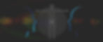 Vitruvian Man vor abstraktem Hintergrund