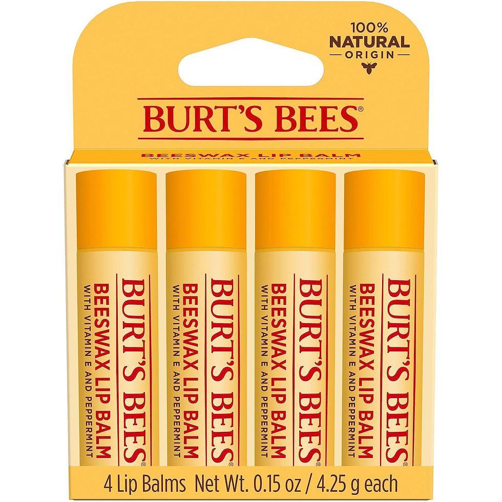 Miniatura: Burt's Bees Bálsamo Labial Natural Cera Abeja Original 4 Unidades