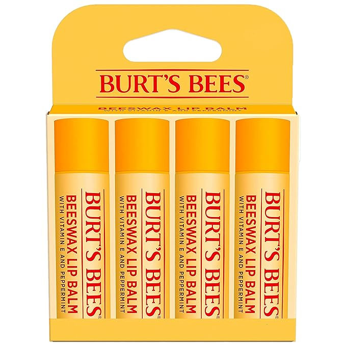 Miniatura: Burt's Bees Bálsamo Labial Natural Cera Abeja Original 4 Unidades