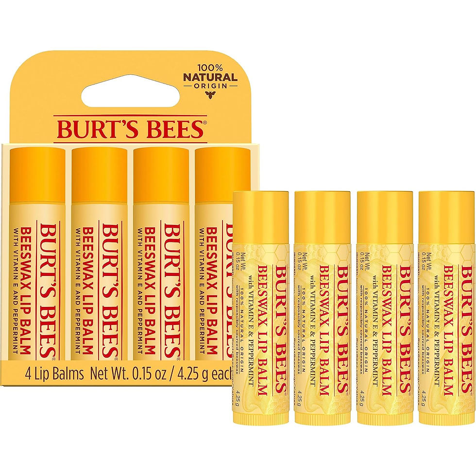 Miniatura: Burt's Bees Bálsamo Labial Natural Cera Abeja Original 4 Unidades
