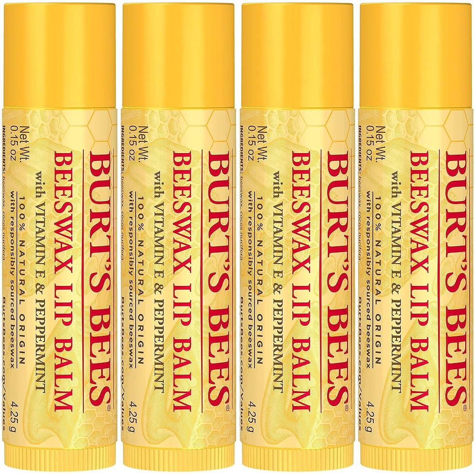 Miniatura: Burt's Bees Bálsamo Labial Natural Cera Abeja Original 4 Unidades