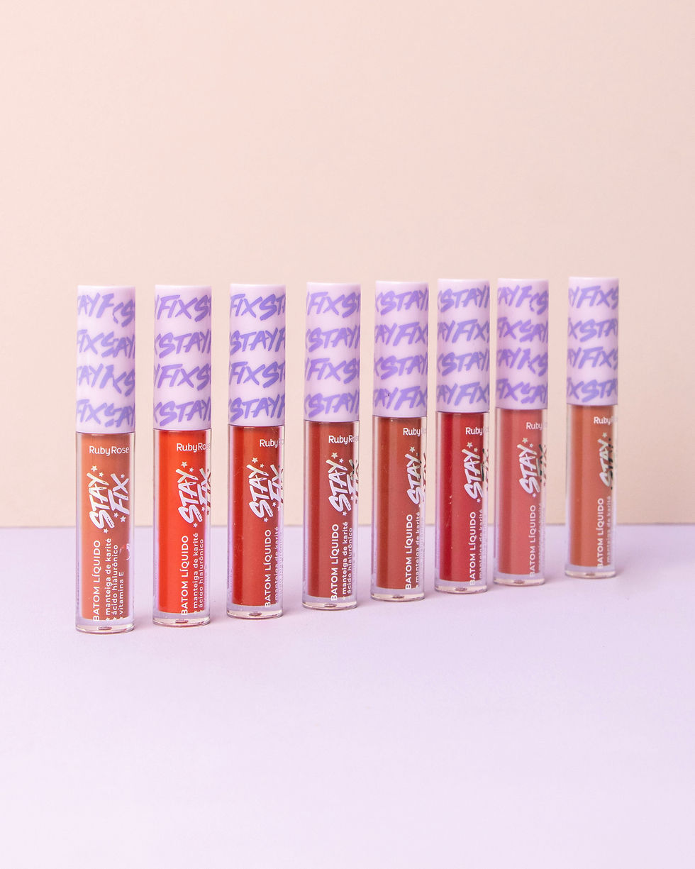 Ruby Rose Stay Fix Labial Líquido Matte Textura Cremosa 3.2ml