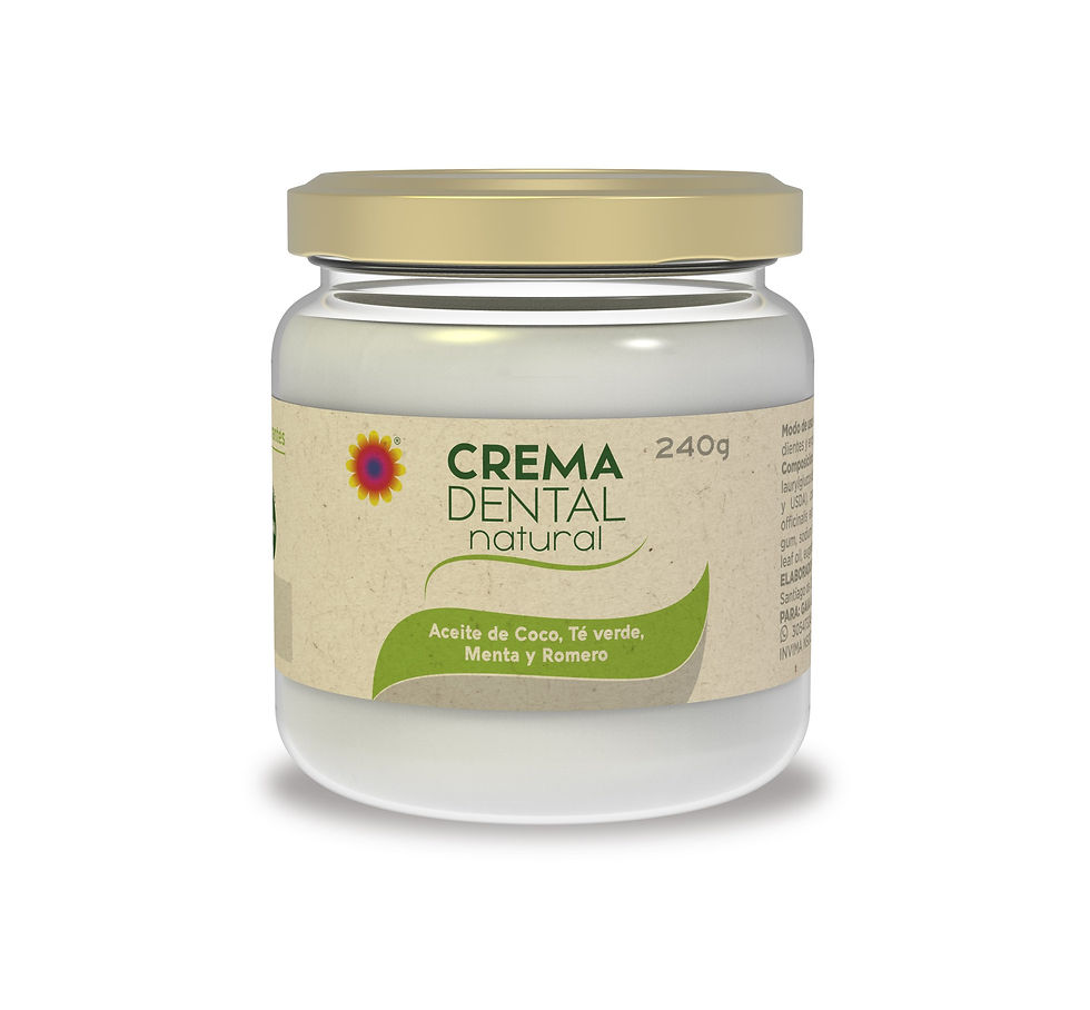 Miniatura: Gaia Crema Dental Té Verde 4.2oz 8.5oz Sin Flúor Vegana