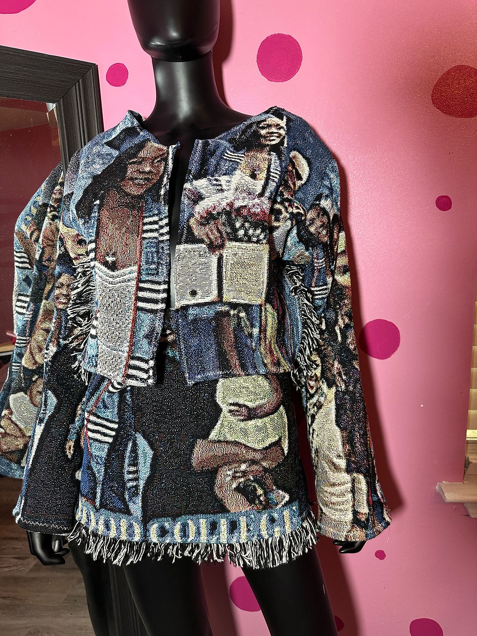 Thumbnail: Tapestry Blazer & Skirt Set