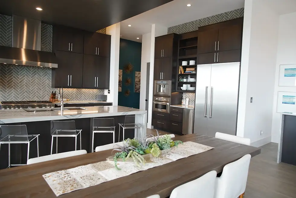 modern kitchen in Fredericksburg Texas.