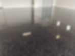 Epoxy flake garage floor in South Central Texas.