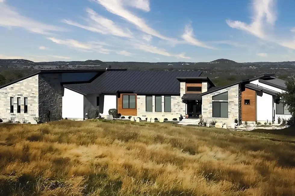Custom home in Comfort TX.
