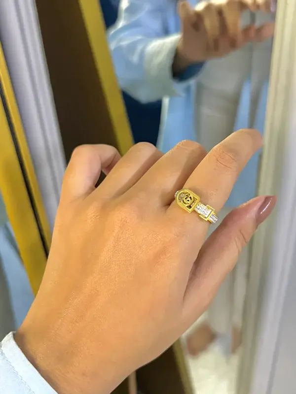 Thumbnail: Stainless Steel G-Style Ring