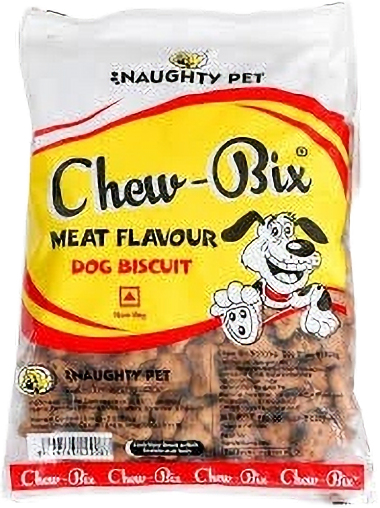Naughty Pet Chew Bix Meat Dog Biscuit 800gm