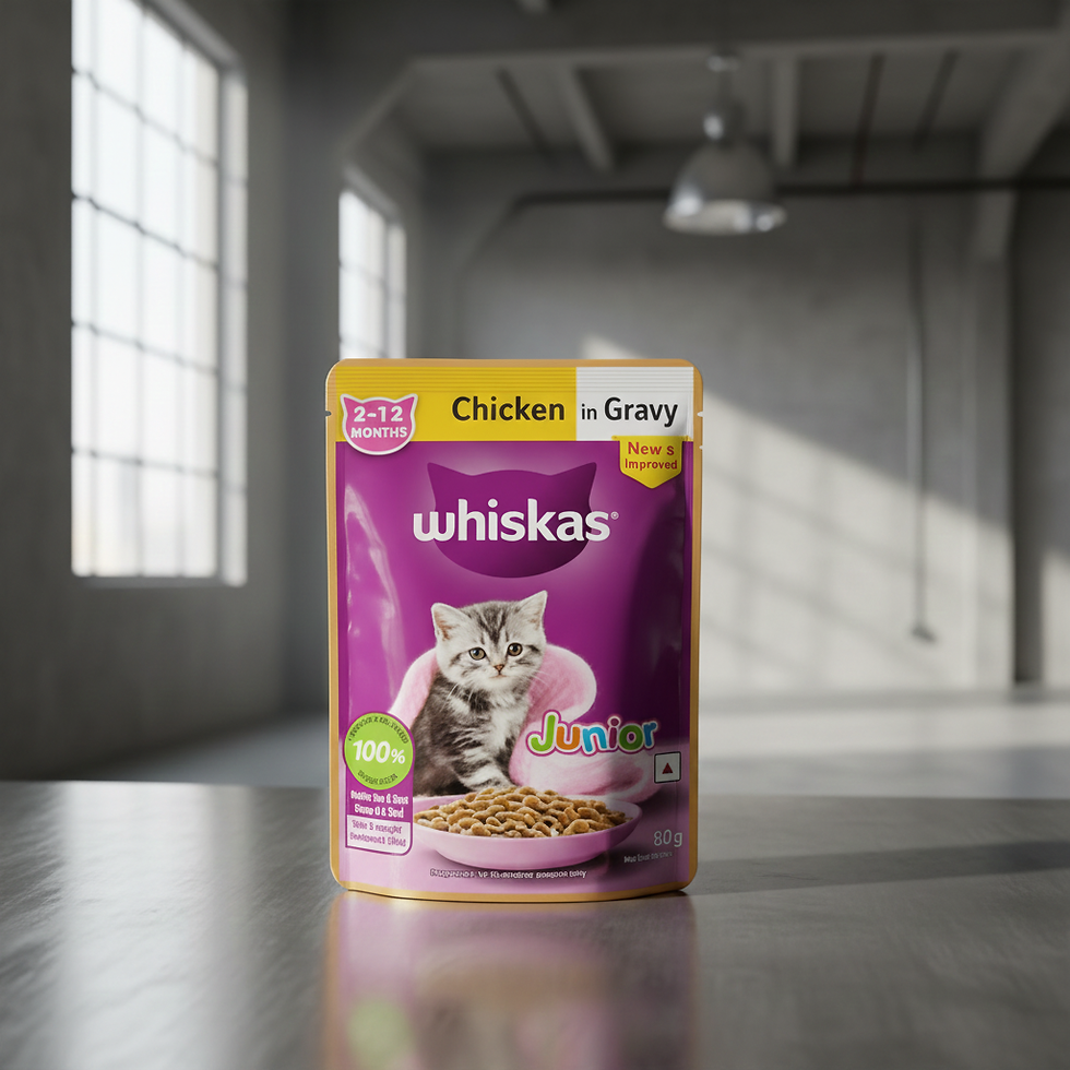 Thumbnail: Whiskas Kitten Chiken in Gravy 80gm x 56nos