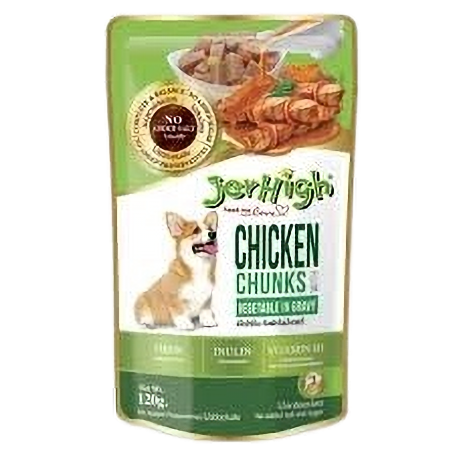 Jerhigh Chicken Chunks Vegetable in Gravy 120gm