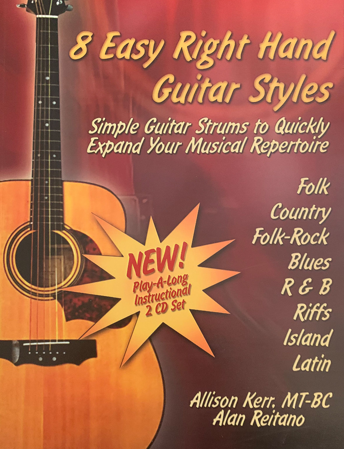 8 Easy Right-Hand Guitar Styles Vol. 1
