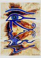 Oeil d'Horus imageant la formation à la médiumnité délivrée par Stéphane TOMA