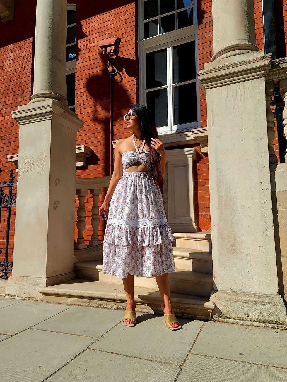 Thumbnail: Straps midi dress 