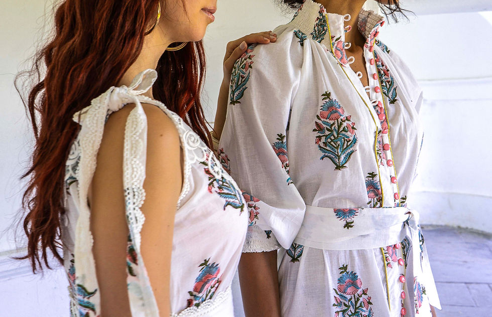 Thumbnail: Women’s wearing matching dresses
