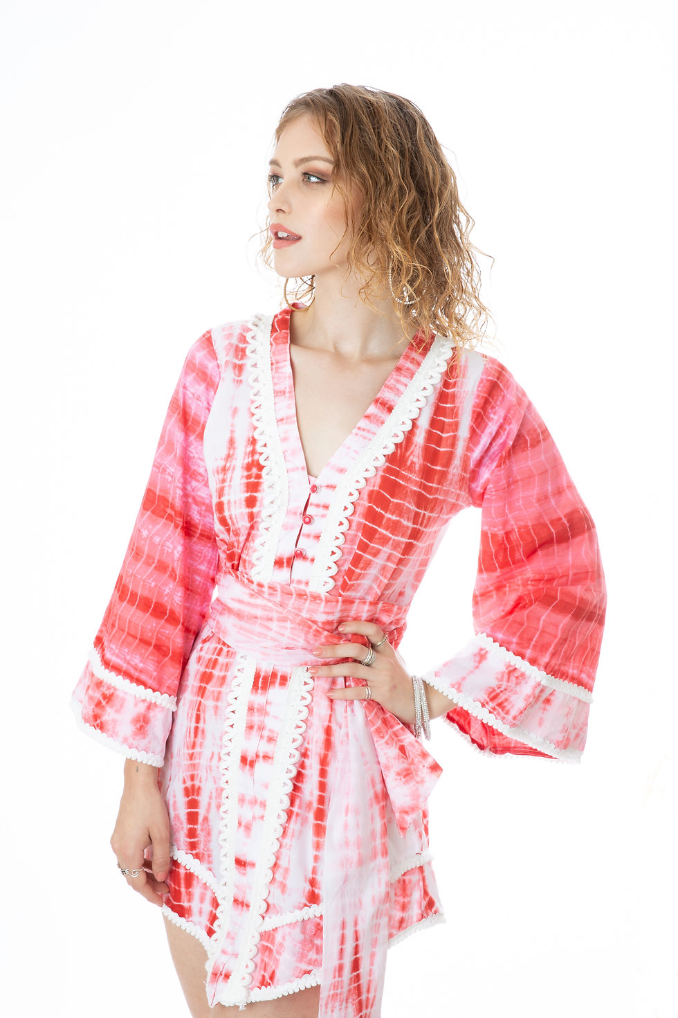 Thumbnail: Mini pink dress 