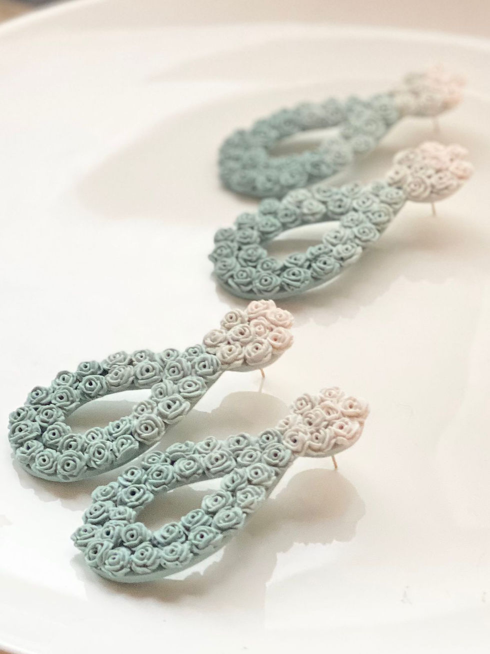 Thumbnail: Ombré colour earrings 