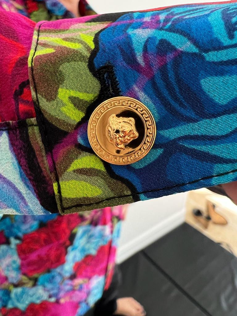 Thumbnail: Versace Floral Print Blouse