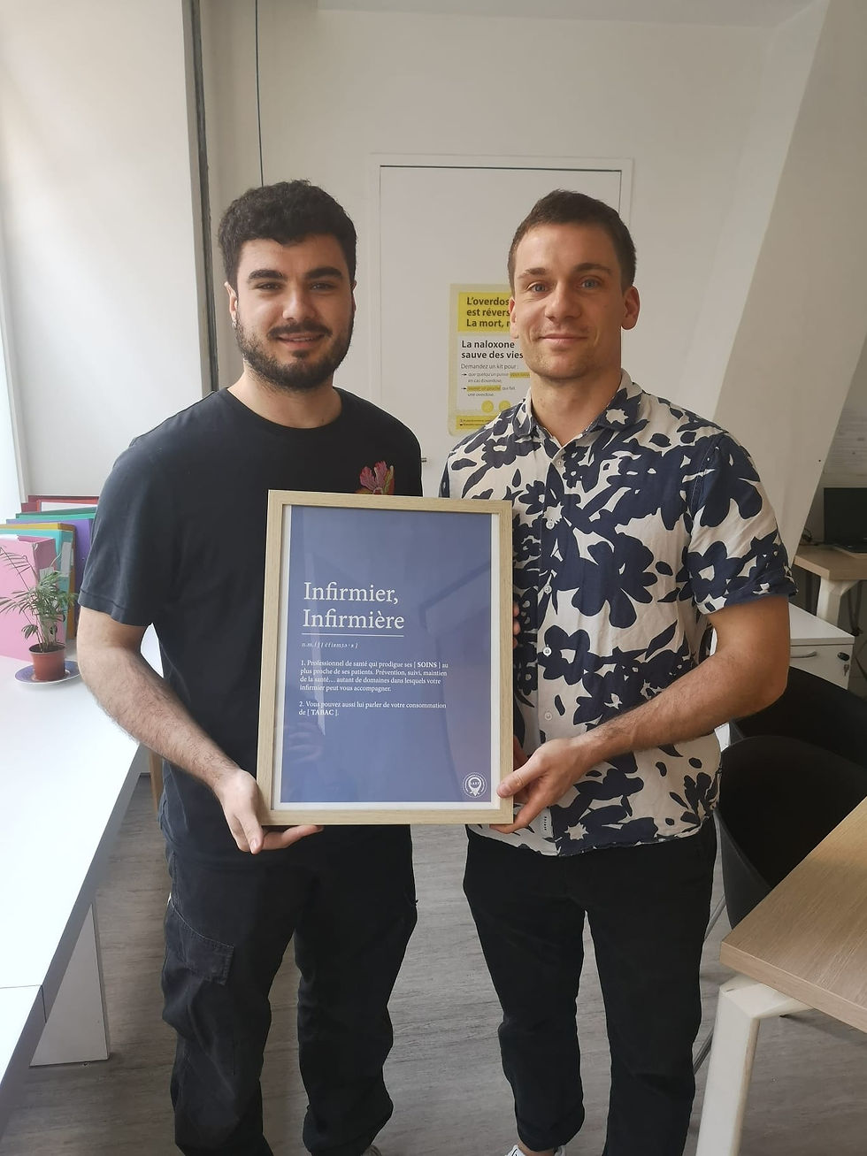 Thibaut Daughreil, infirmier & Louis Baron, chargé de projet L.A.S.T
