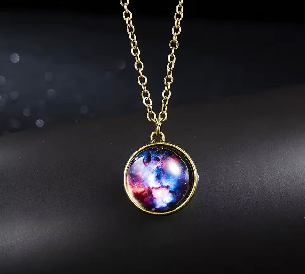 Miniatura: Dije de planeta luminoso 