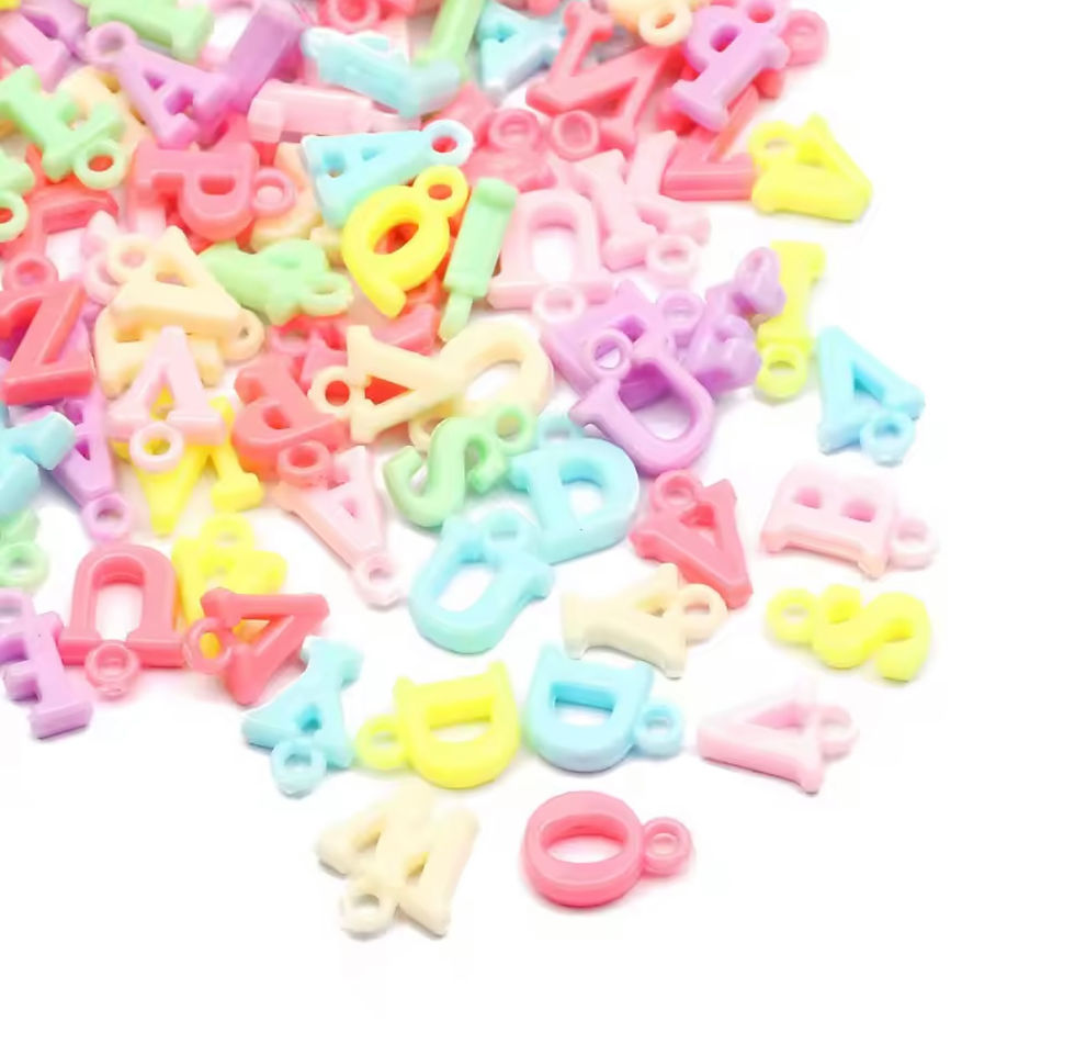 Miniatura: Letra de acrílico pastel 