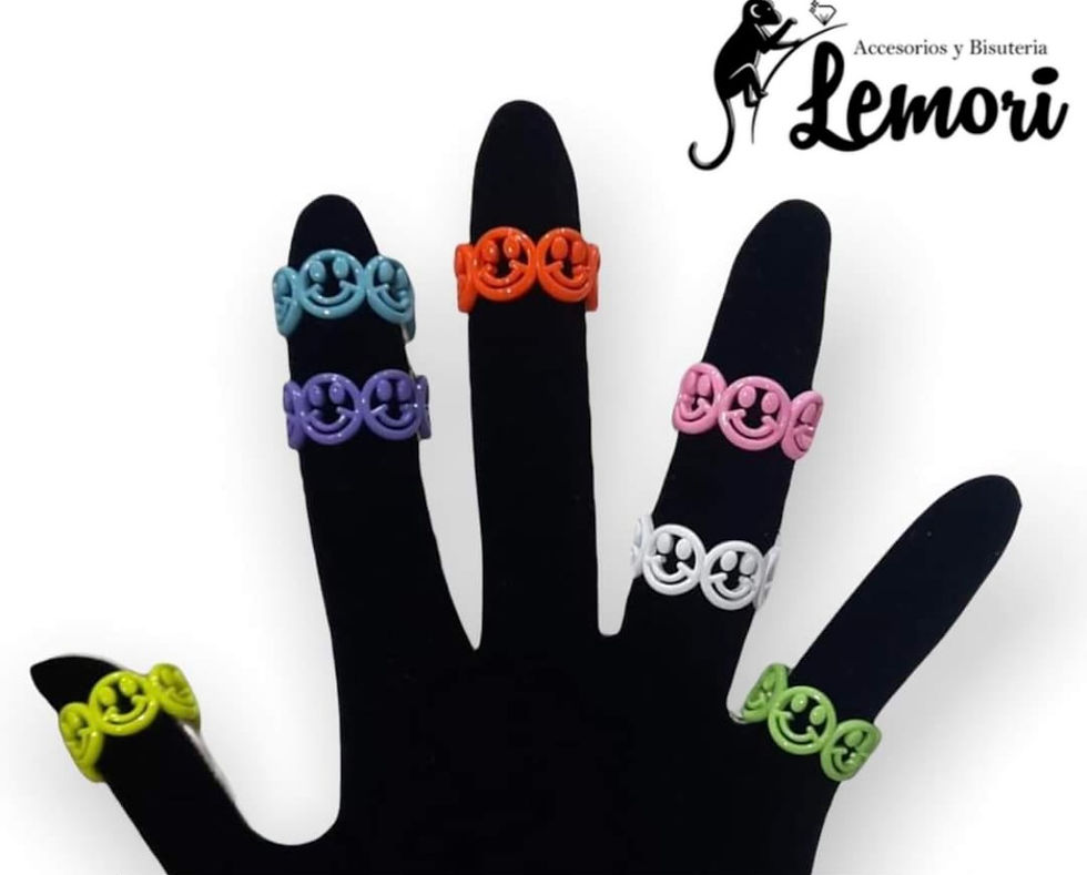 Miniatura: Anillos esmaltados 