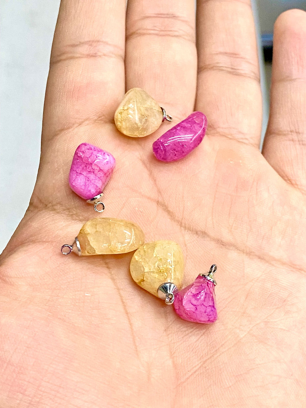 Miniatura: Dije piedra colgante natural 