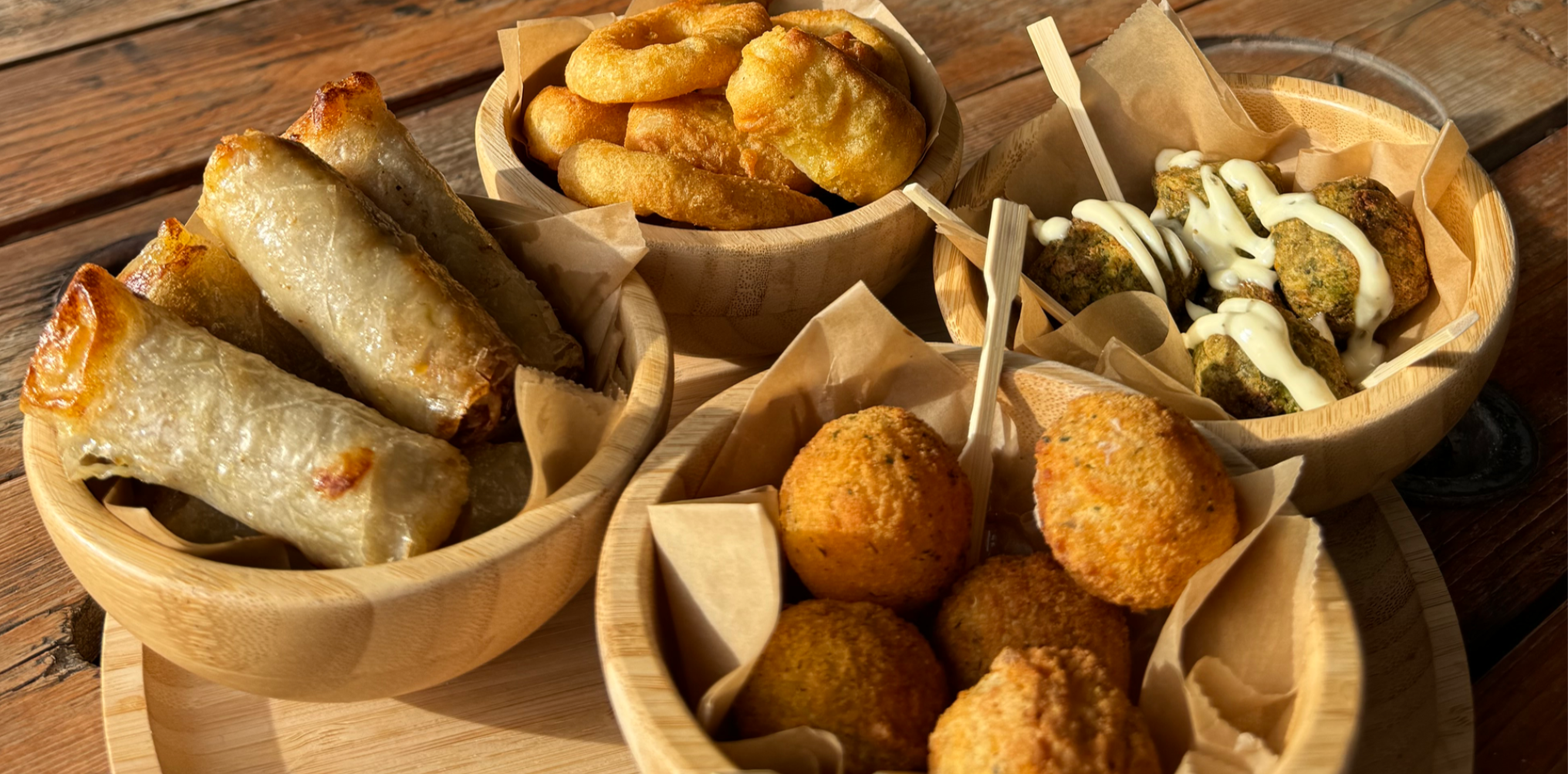 Arranged Food and Objects