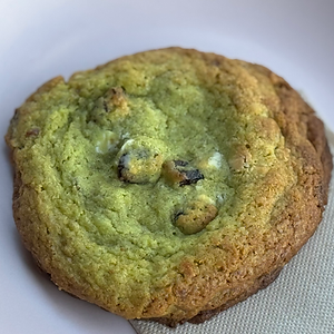Cookie thé matcha chocolat blanc cranberry