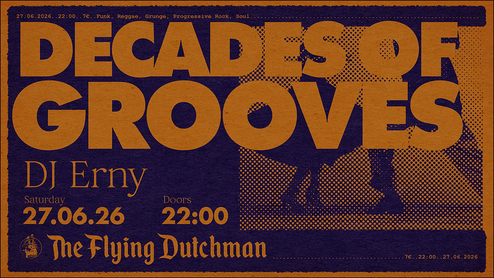 DECADES OF GROOVES - with DJ Erny