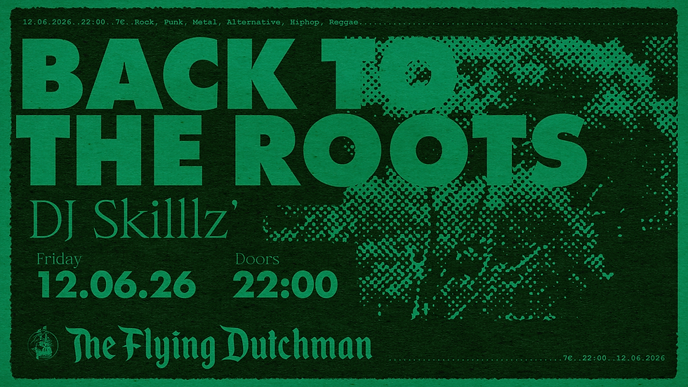 BACK TO THE ROOTS - with DJ Skilllz'