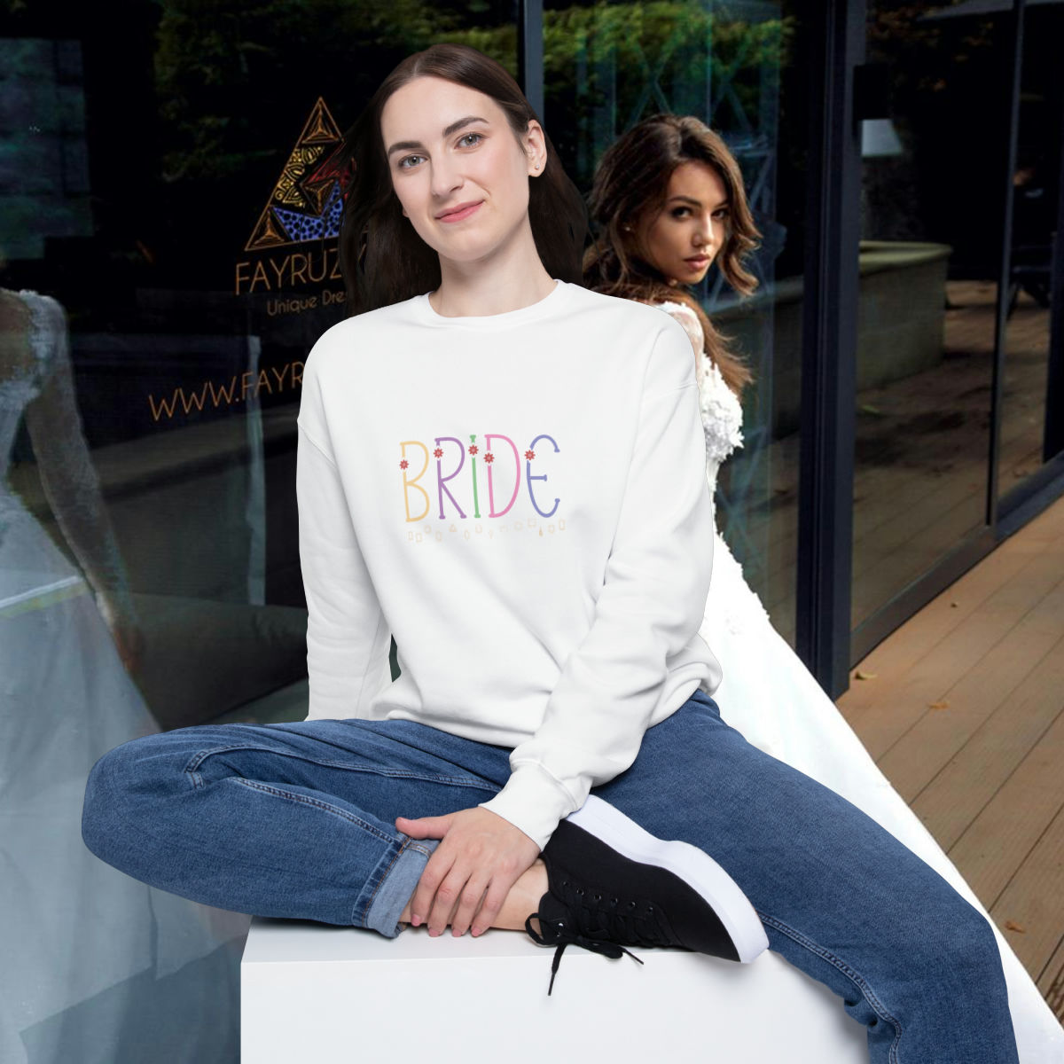 Bride Drop Shoulder Sweatshirt