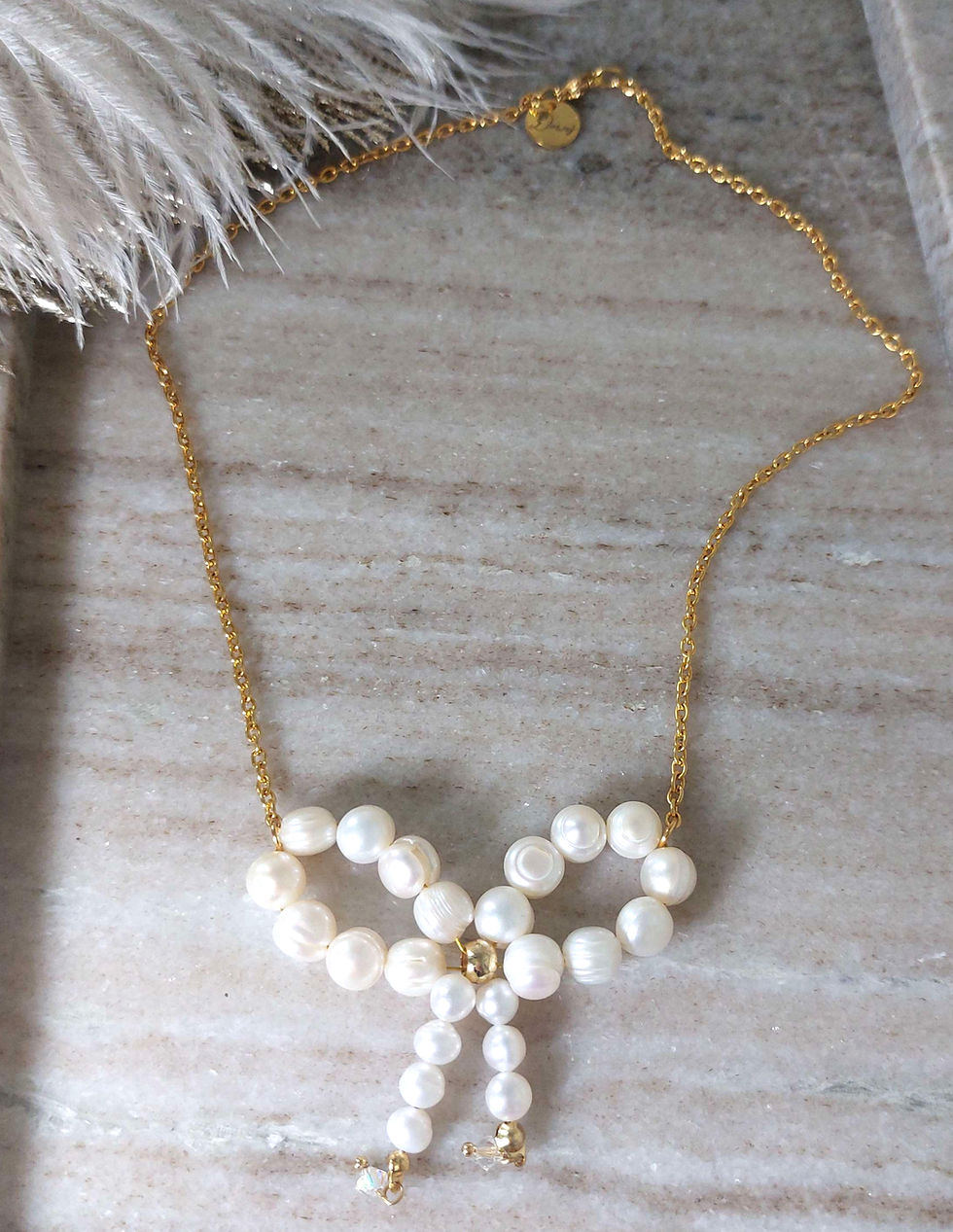 Miniaturbild: Kette pearl ribbon