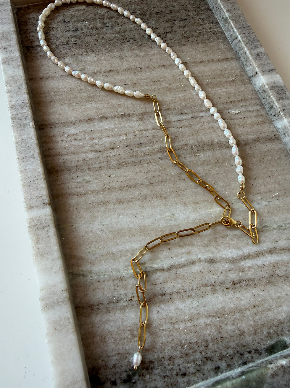Miniaturbild: Kette Sweet Pearl white 
