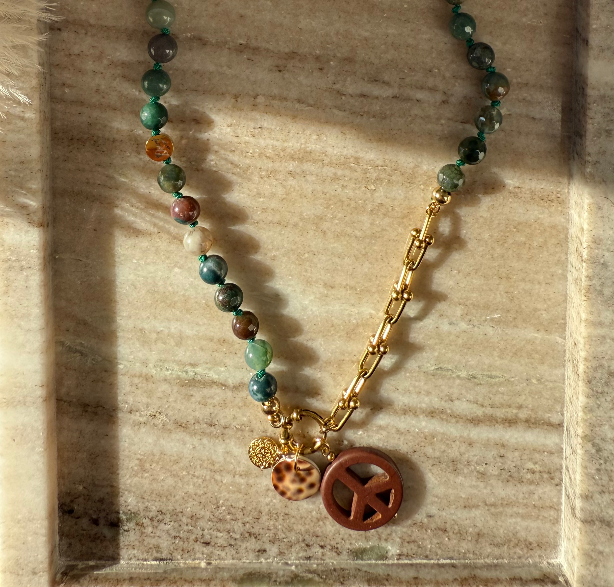 Kette Peace Green Energy 