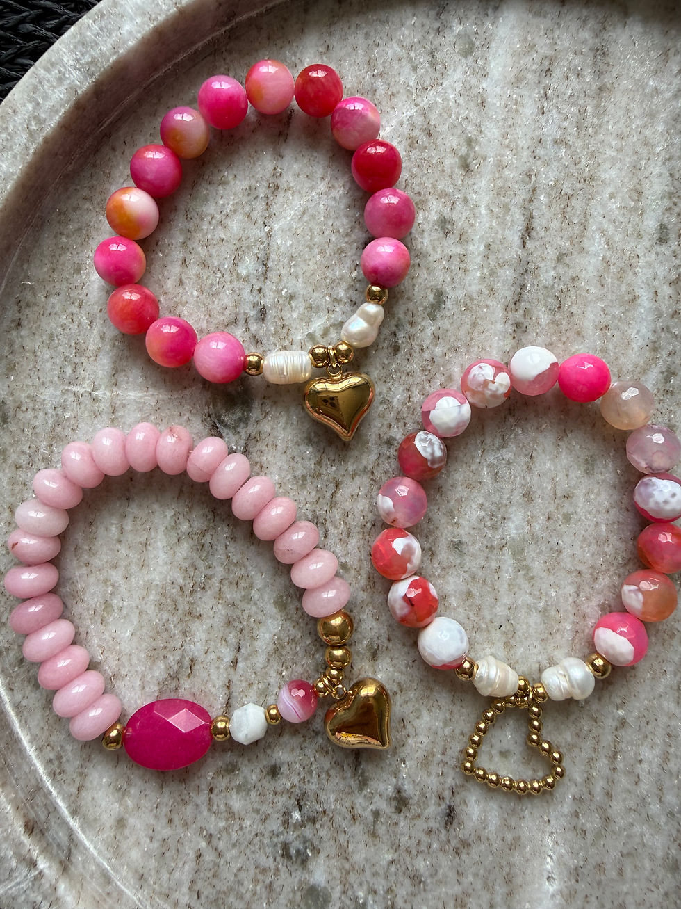 Miniaturbild: Armbänder in pink/rosa