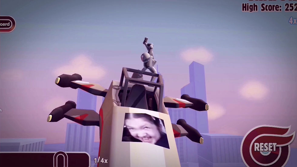 Vehículo Guññesco Planeando