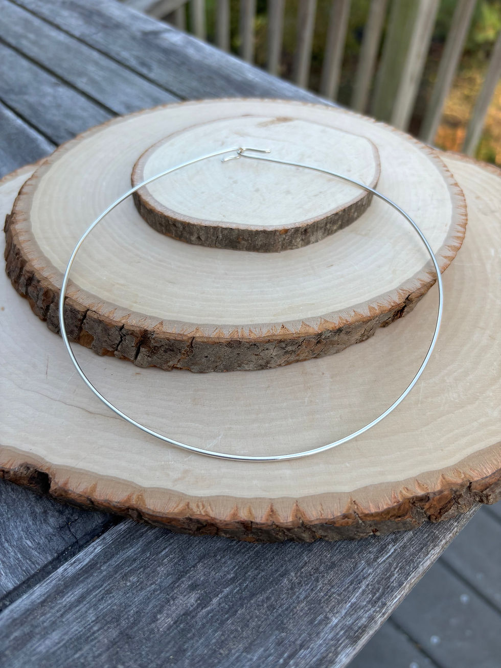 Thumbnail: Sterling Silver Cuff Necklace