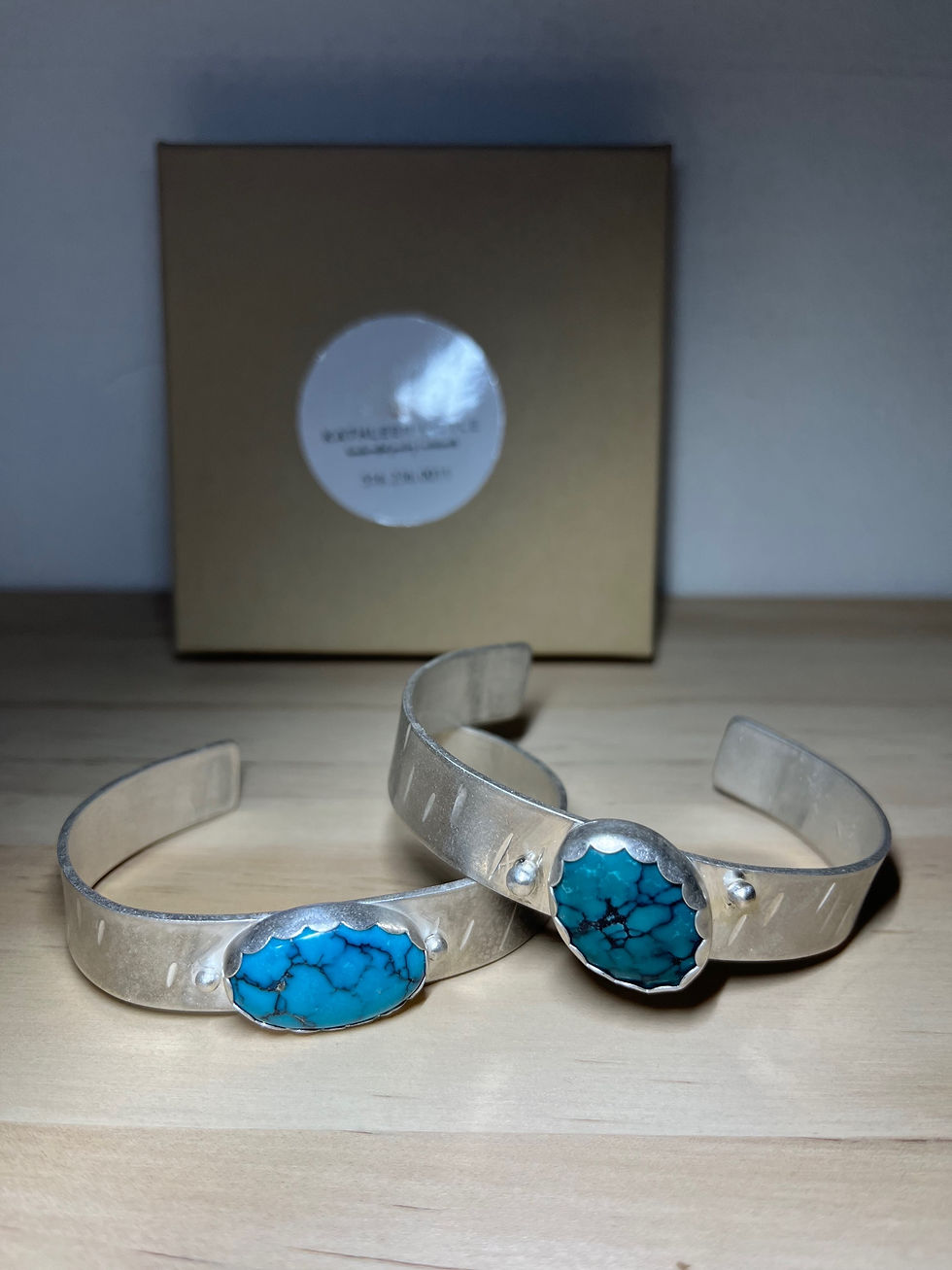 Thumbnail: Sterling Silver Turquoise Cuff Bracelet